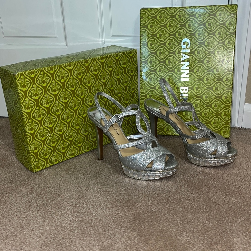 Silver Gianni Bini Heels